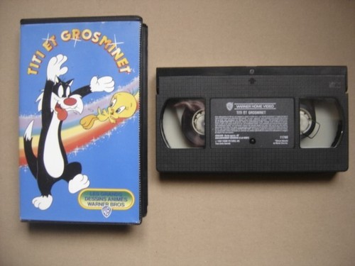 Vhs cassette vidéo - cassette, titi