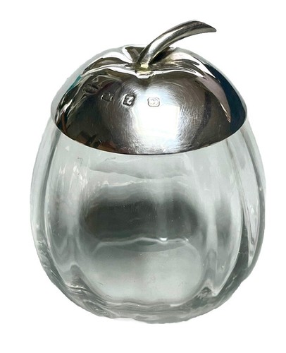 Pot cristal argent - &,