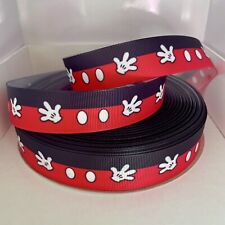 Ruban Gros Grain Mickey Mouse
