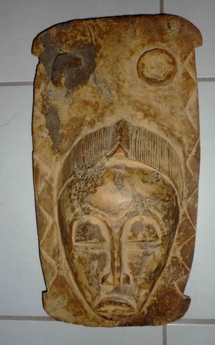 Masque africain baoulé - masque,
