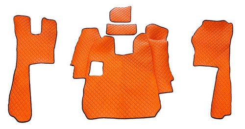 Tapis sol cuir orange - en,