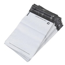 Sac postal en polyéthylène blanc A5 (152 mm x 229 mm) étanche auto-scellé