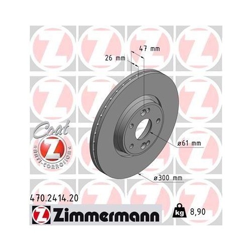Disque frein zimmermann - frein,