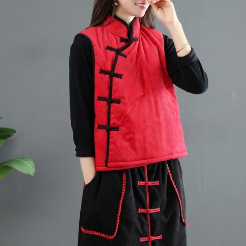 Femme velours gilet - femme,