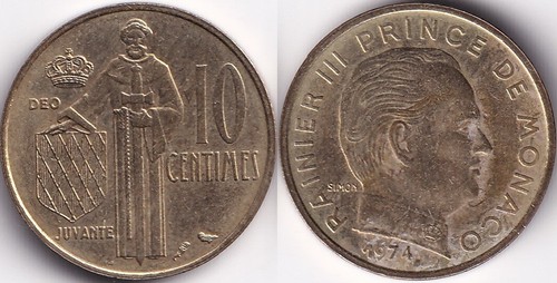 Centimes 1974 monaco - 1974,