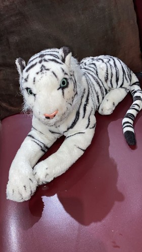 Peluche tigre blanc du - peluche,