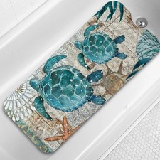 Blue Bathtub Mat Non Slip