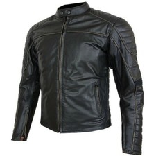 Moto Veste en Cuir pour Homme
