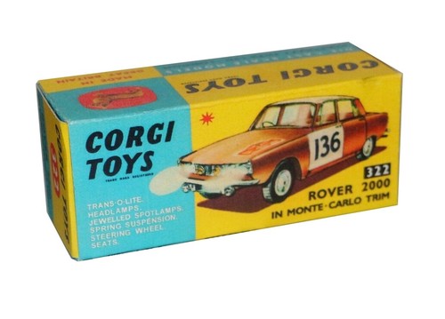 Corgi toys boîte box repro