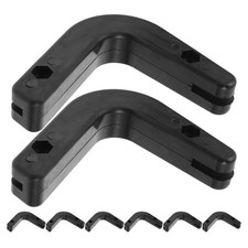  Lot de 8 crochets en L pour