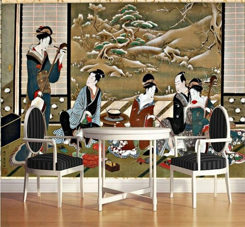 Papier peint japon ancien - papier,