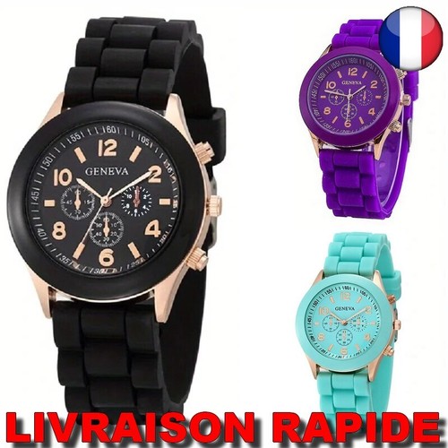 Montre couleurs quartz - montre,