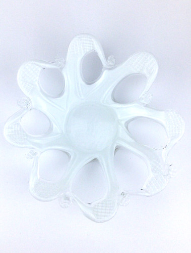Panier bol verre opalin - bol,