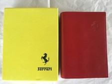 FERRARI AGENDA USINE DIARY NOTEBOOK de 1994. POCHETTE SCHEDONI. NEUF en coffret.
