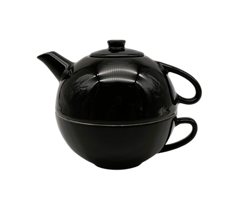 Théière tasse noire - 🫖,