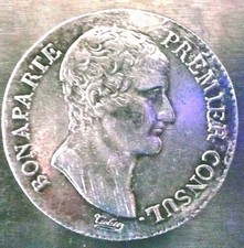 5 FR NAPOLEON 1er CONSUL AN 11 MA Très Rare État Cote 1800 Euros Sup