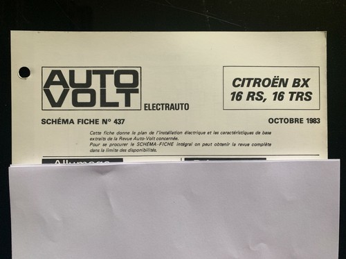 Fiche auto volt electrauto - fiche,