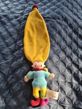 Doudou lutin arlequin bleu