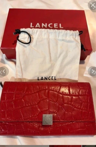 Lancel wallet made - , red