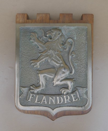 Blason écusson bronze - , flandre