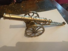Canon miniature en laiton