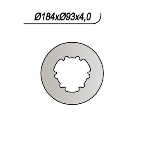 Disque frein avant fantic - disque,