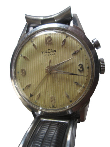Vintage mans vulcain cricket - mans,