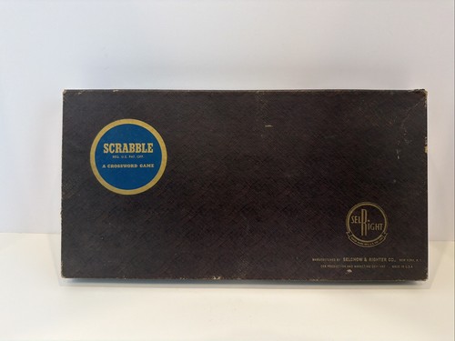 Vintage 1950 scrabble - vintage, 1950’s