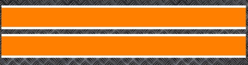 Bandes orange hd stripe - ,