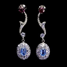 925 Argent Sterling Boucles