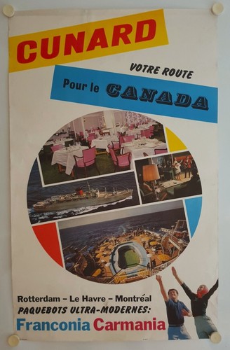 Affiche compagnie maritime - affiche,