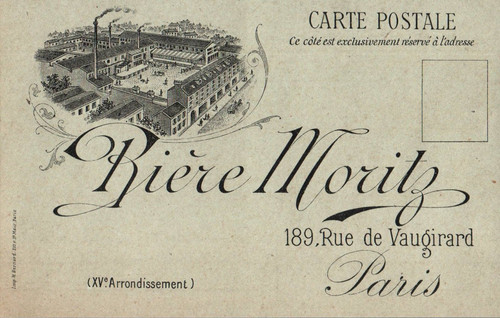 Carte postale publicitaire - carte,