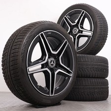 Roues d'hiver 18 pouces Mercedes A B CLA 177 247 118 Original AMG jantes pneus 5