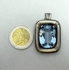 CADEAU NOUVEL AN, ENV. 25 cts MAGNIFIQ AIGUE MARINE ANCIENNE VVS, TAILLE COUSSIN