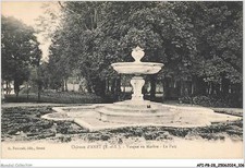 AFIP8-0709-28 - ANET - chateau - vasque en Marbre - le parc