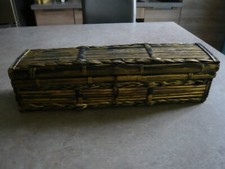 BOITE - COFFRET  EN JONC  -