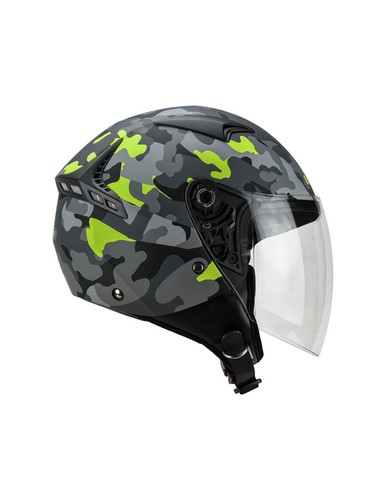 Hebo casque jet ouvert - jet, avec