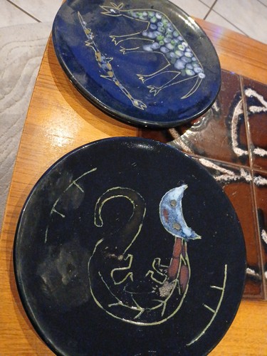 Assiettes picasso vallauris - assiettes,