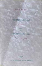 Poèmes de 1948 ballasts suivi