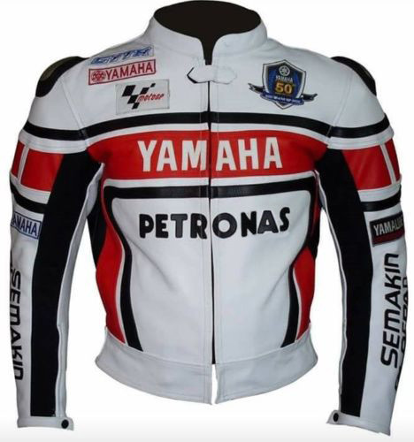 Yamaha veste cuir motard - yamaha,