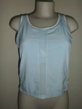 TOP DEBARDEUR FEMME SPORTIVE NIKE BLEU DELAVE SANS MANCHE TAILLE 38
