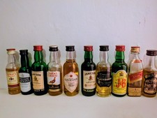 Lot de 10 Mignonnettes Whisky 