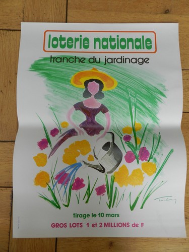 Affiche loterie nationale - affiche,