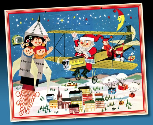 Ancien calendrier avent - ancien, de