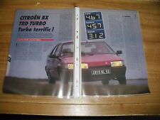 ESSAI ........................... CITROËN BX TRD TURBO