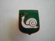 Insigne émaillé escargot - émaillé,