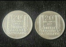 Pièce 20 Franc Turin  1929
