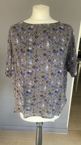 Blouse sessun viscose gris - blouse,