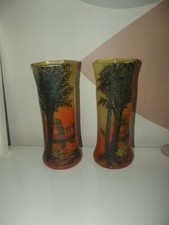 Paire de Vases décor
