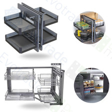 Mécanisme à 4 Paniers Pour Meuble D'Angle De Cuisine Basic ou Luxury